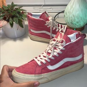 Pink  old sckool high top VANS